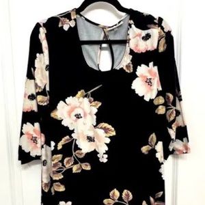 Black Floral Dress